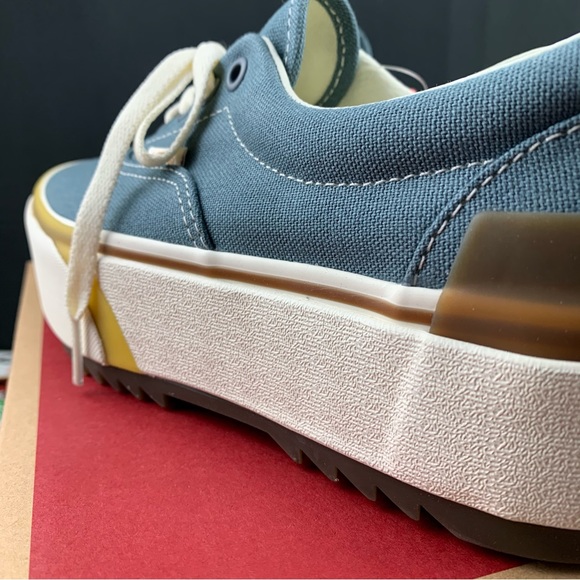 Vans Era Stacked Platform Blue Gold Womens Various Sizes - Picture 8 of 14